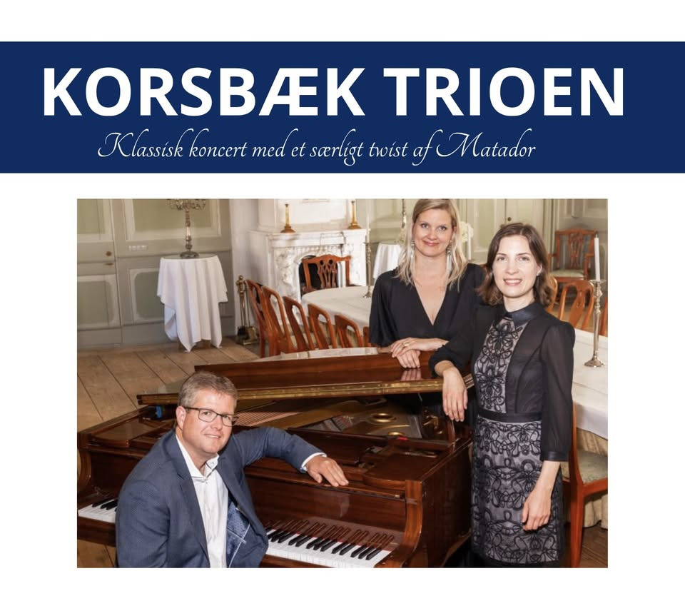 Vendsysselfestival byder på koncert med Korsbæk-trioen i Asaa kirke