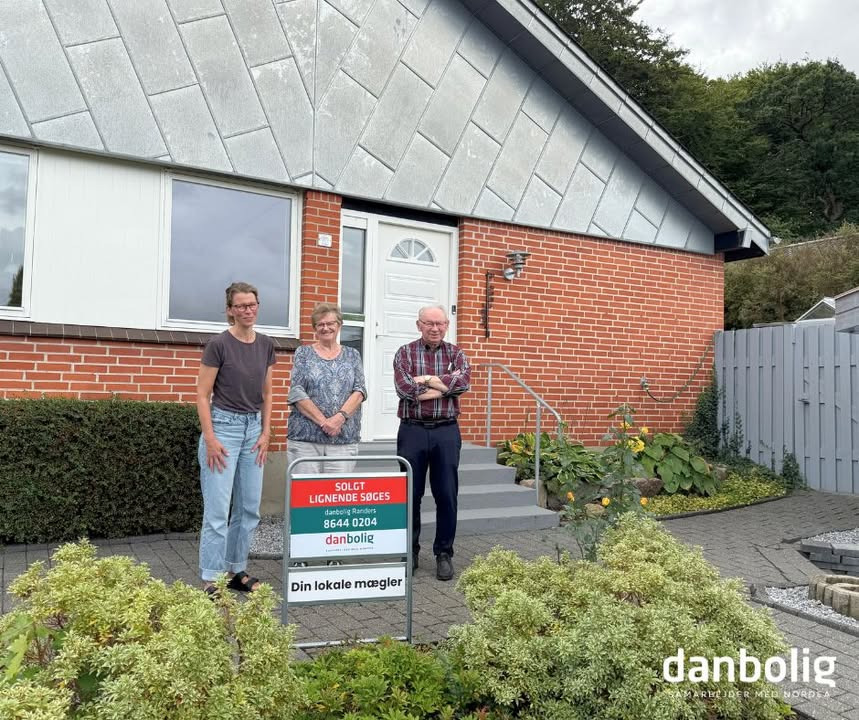 Danbolig Randers sælger bolig på Kildedalen i Langå: Tillykke til nye ejere