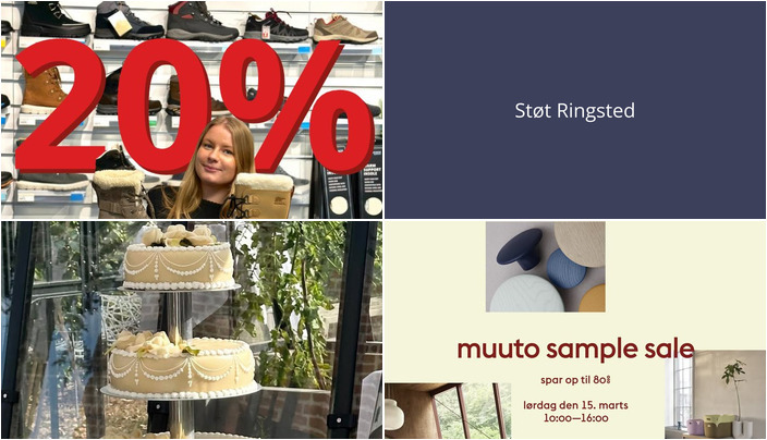 Nyt fra Bruuns Chokolade, Slagelse Camping og Outdoor Center og Lagersalg.com