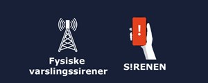 Sirenerne afprøves onsdag den 1. maj kl. 12