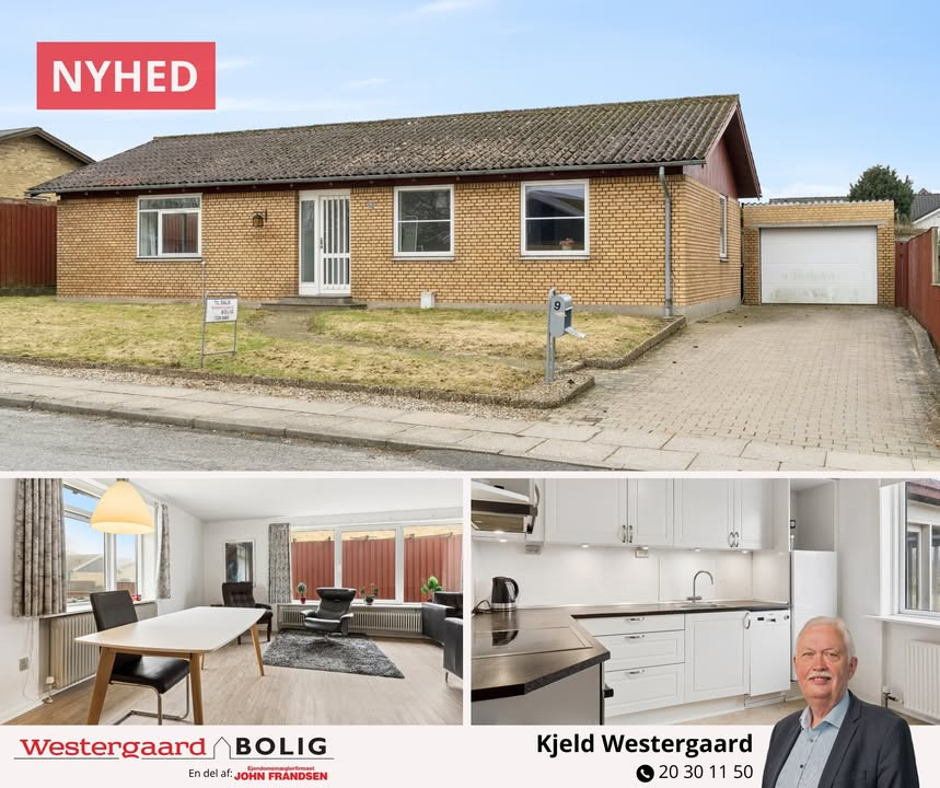 Westergaard Bolig præsenterer hyggelig villa på stille villavej i Jerslev