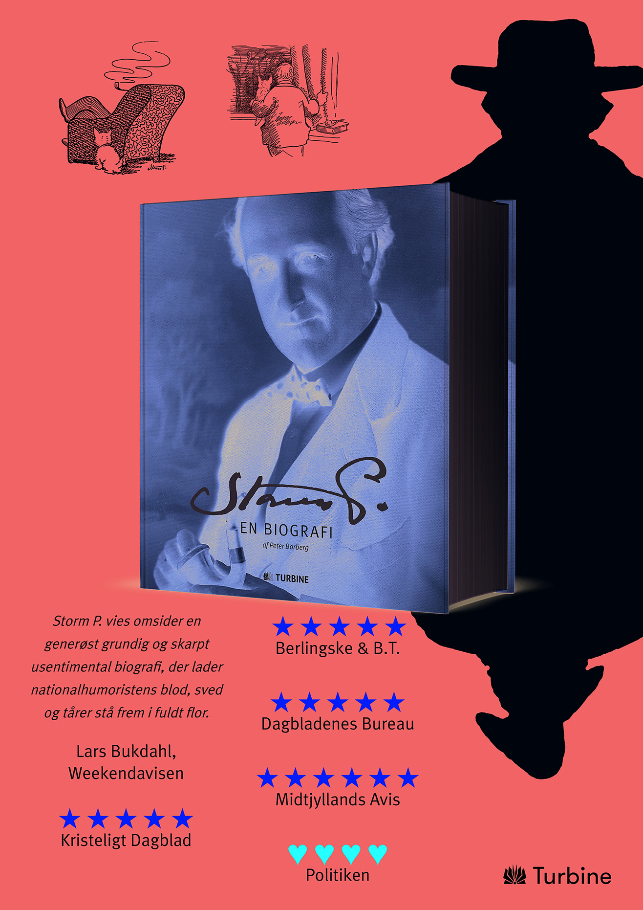 Storm over Ejby: Foredrag om Storm P. med Peter Borberg