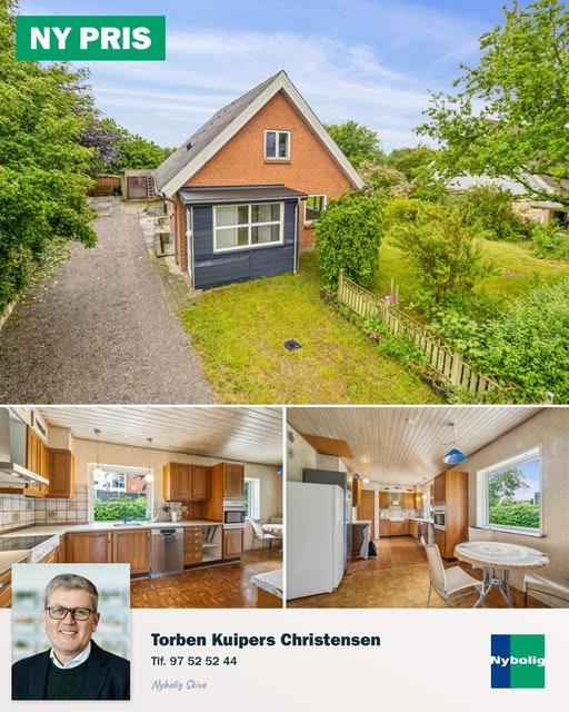 Nybolig Skive I/S sænker prisen på charmerende villa i Dommerby