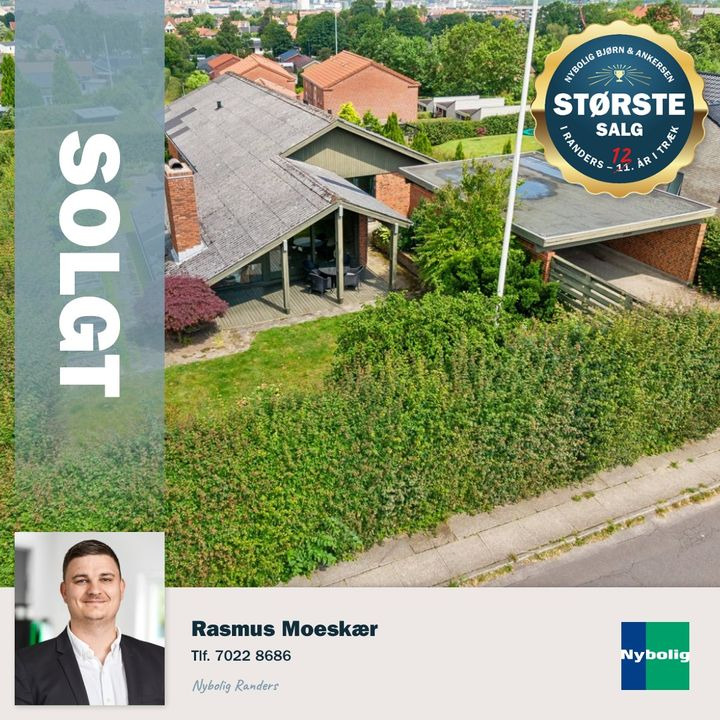 Nybolig Bjørn & Ankersen fejrer salg på Svendborgvej i Randers SV