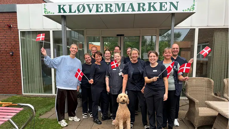 Plejecenter Kløvermarken er i finalen om titlen som Danmarks bedste plejehjem 2026
