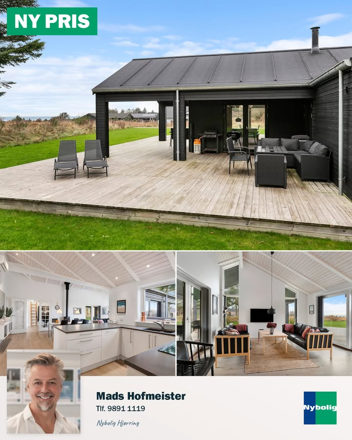 Nybolig Hjørring v/Morten Hove præsenterer ny pris på fritidsbolig med havudsigt i Skallerup Klit