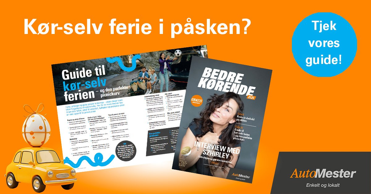 Få den perfekte kør-selv ferieguidetil påsken med GUMMI-OLE