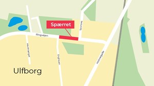 Vand- og spildevandsarbejde på Ringvejen i Ulfborg medfører afspærring frem til august