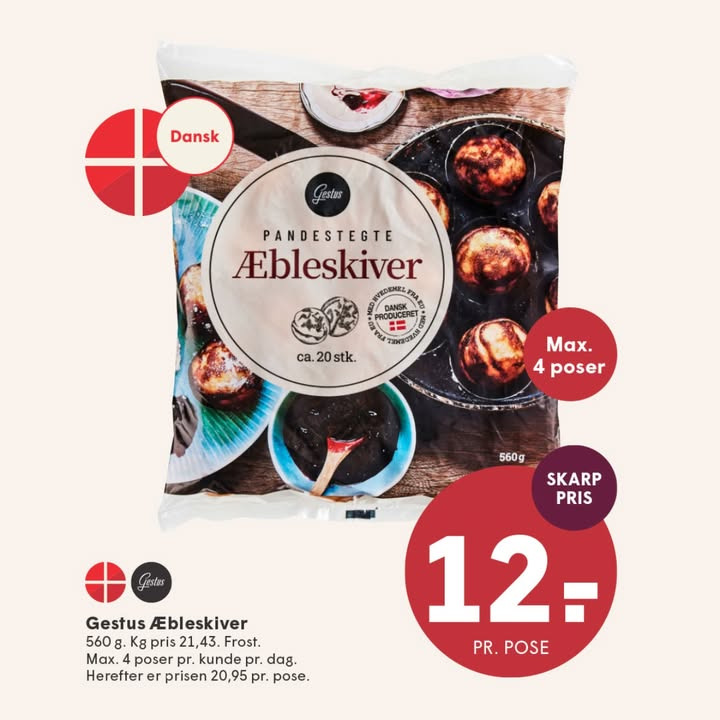 SPAR SKALLERUP A/S byder på julens æbleskiver og gode tilbud