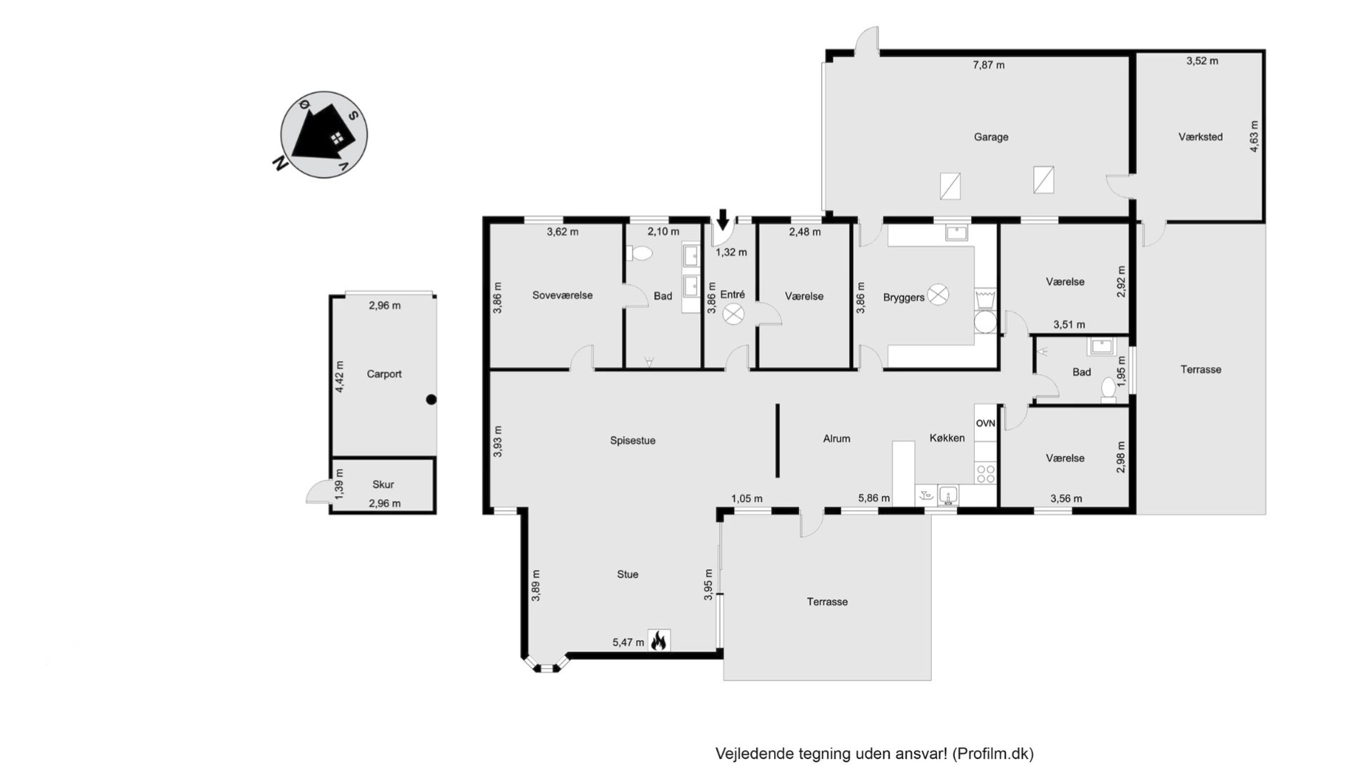 Ejenholm Bolig & Erhverv præsenterer rummelig familie villa på Mariavænget i Toftlund
