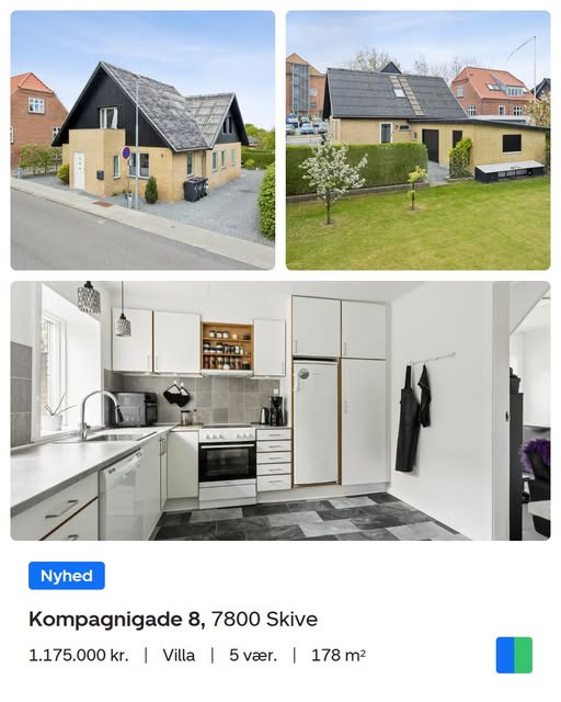 Nybolig Skive I/S præsenterer rummelig villa i centrale Skive