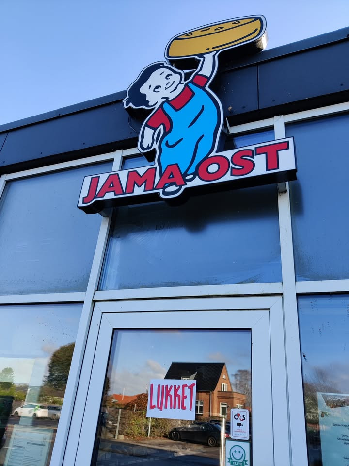 JAMA-OST/MANFRED SCHEDLER holder lukket på Grundlovsdag