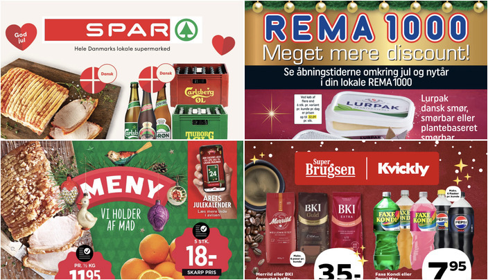 Flæskesteg af dansk gris til 11,95 kr. og Kærgården smør til 7,50 kr. - se de gode lokale tilbud