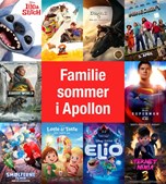 Vind 4 billetter til familiefilm i Apollon i sommerferien
