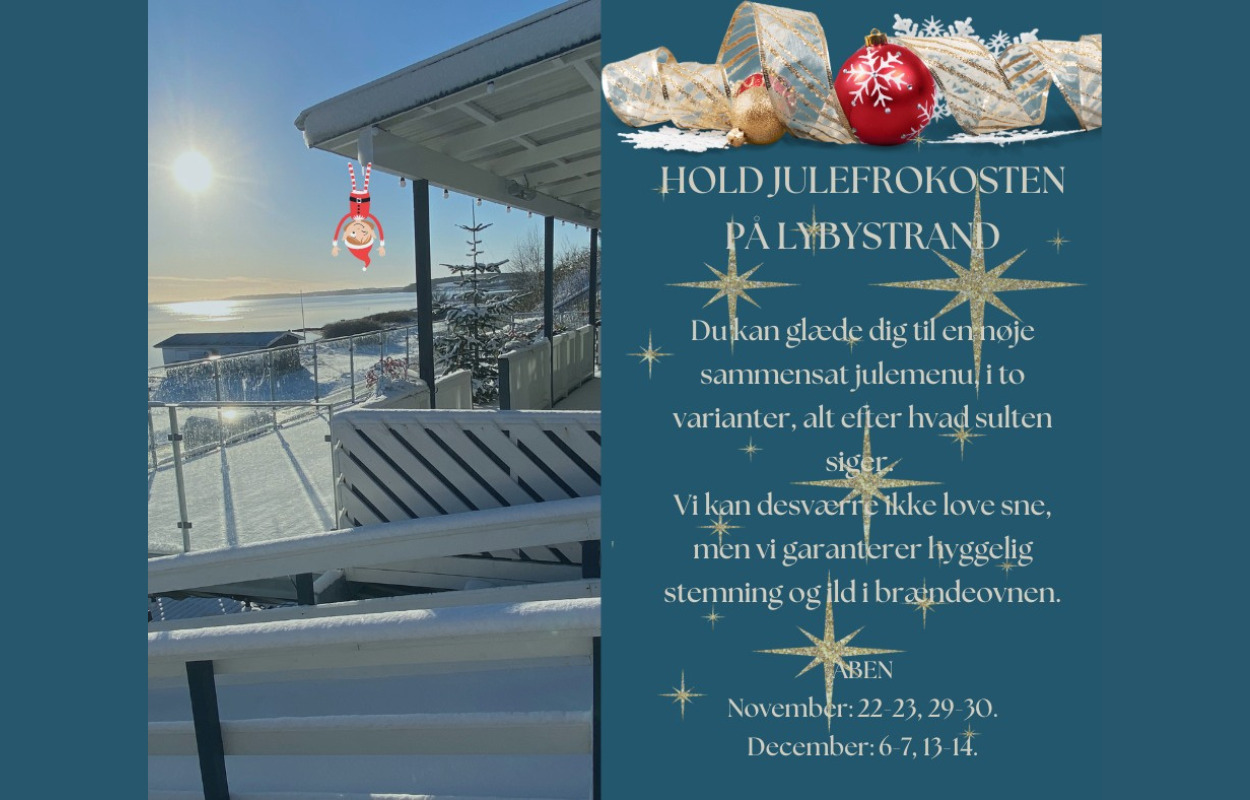 LYBYSTRAND inviterer til årets mest hyggelige tradition: Julefrokosten