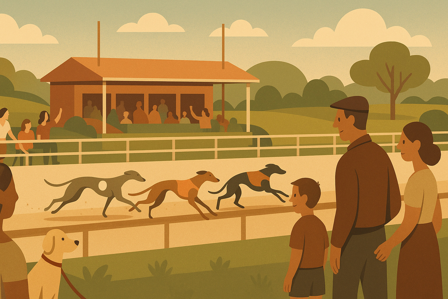 Årest syvende hundevæddeløb står for døren på Midtjysk Greyhound Stadion 