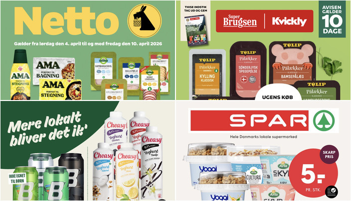 Få lækker Buko flødeost til kun 10 kr. og Klovborg skiveost til 19,95 kr. - Se de mange lokale dagligvaretilbud