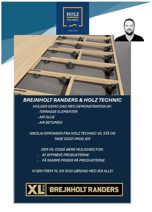 XL-Byg Brejnholt Randers inviterer til demodag på terrasseelementer