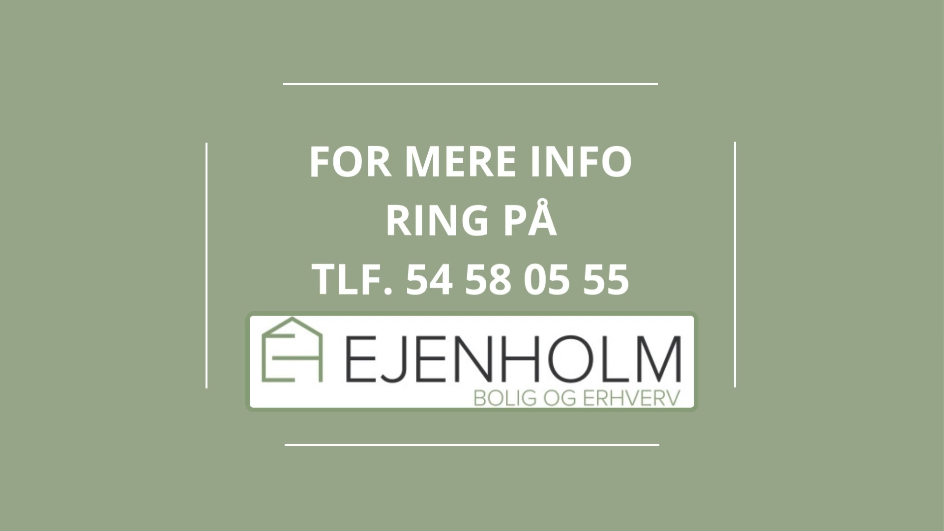 Åbent hus på Brunbjergparken 100 med EJENHOLM BOLIG & ERHVERV