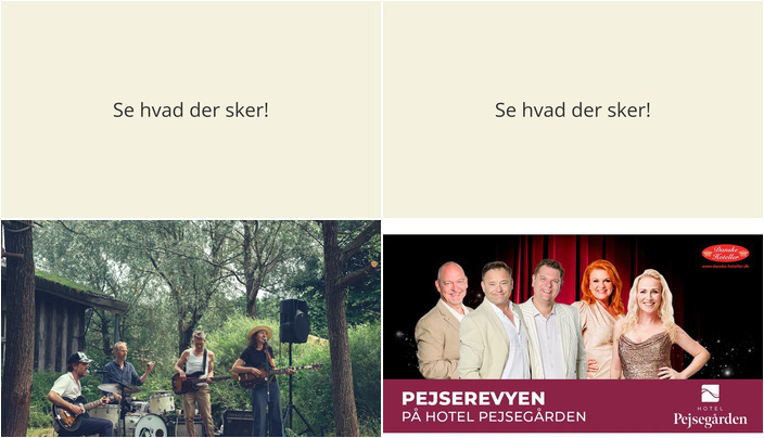 Weekend i Brædstrup: Koncert, Tapas og Revy