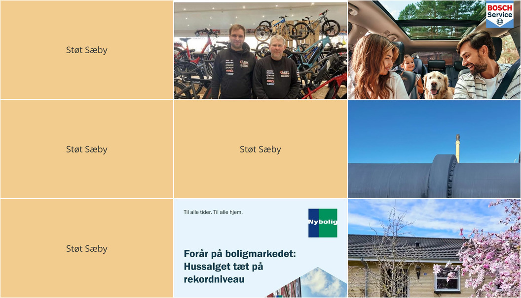 Nyt fra Nybolig Sæby A/S, Sæby cykler, AUTO TEKNIK A/S og 2 andre