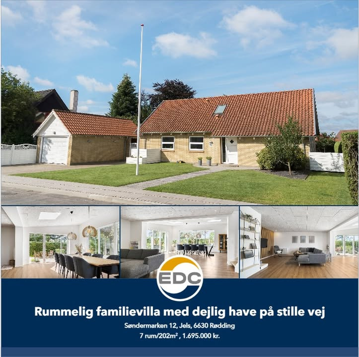 Rummelig familievilla til salg i Jels gennem EDC Vejen