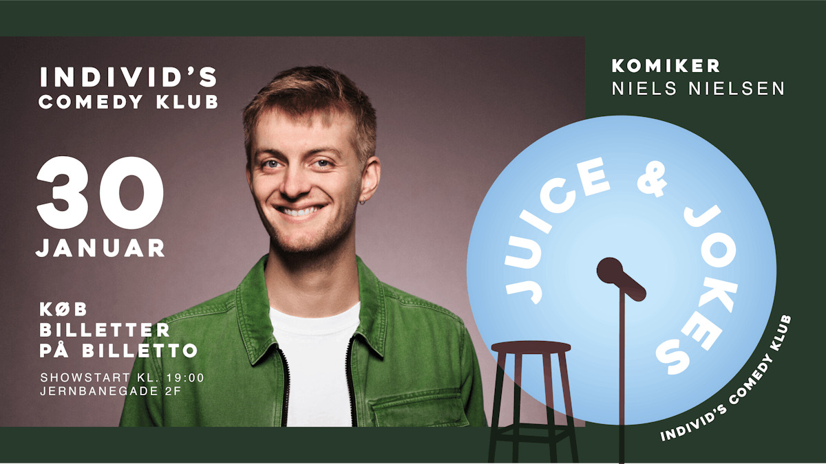 Juice & jokes: En aften med Niels Nielsen i Næstved
