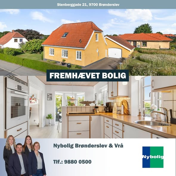 Nybolig Brønderslev & Vrå præsenterer charmerende villa til salg i Brønderslev
