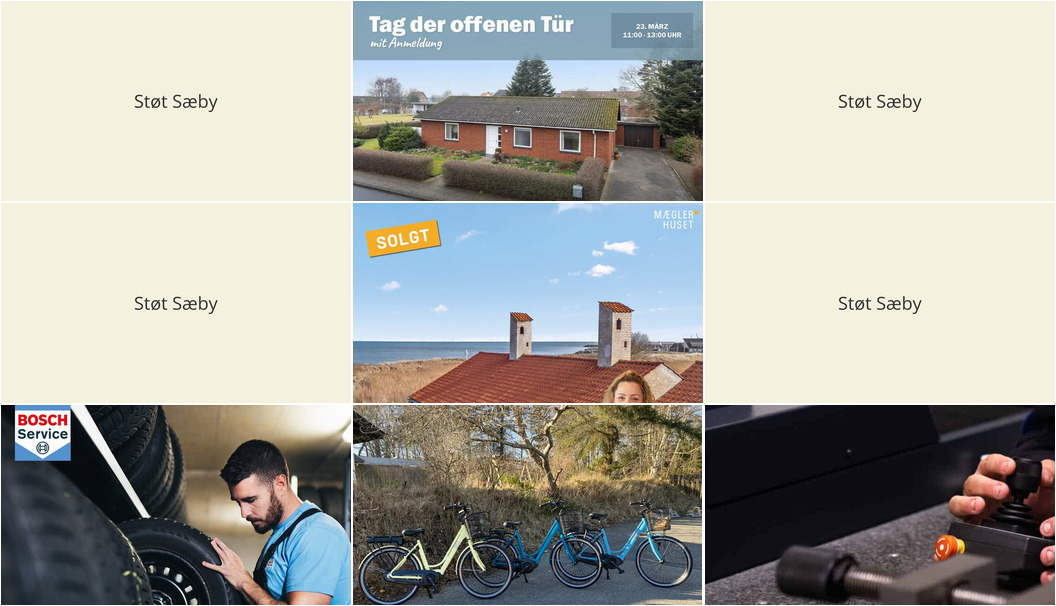 Nyt fra AUTO TEKNIK A/S, Sæby cykler, Mæglerhuset Sæby og 2 andre