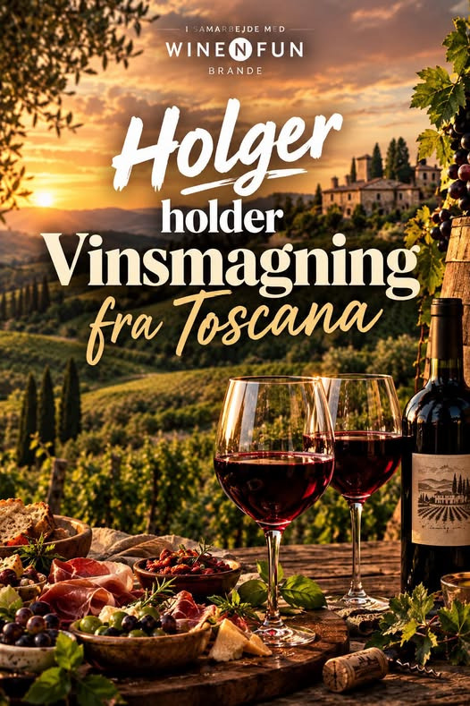 Resturant Holger inviterer til toscansk vinsmagningsaften med tapas