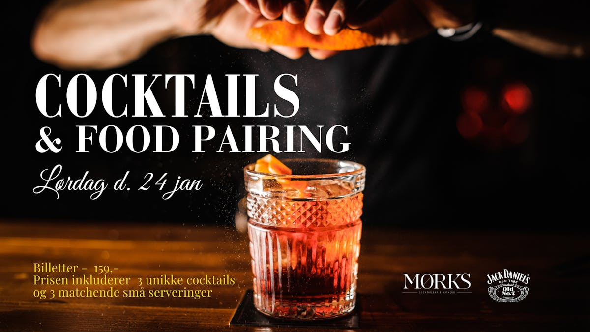 Eksklusiv aften med cocktails og mad på Mørk's Natklub