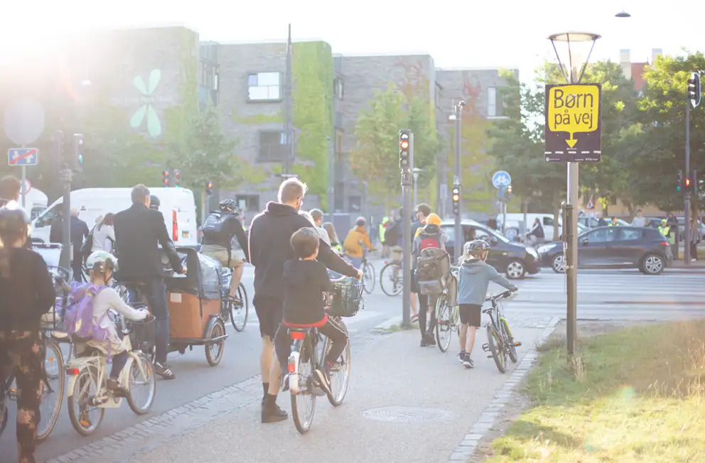 Kampagne i Herning fokuserer på sikkerhed for skolestartere i trafikken