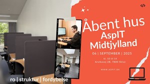 Oplev AspIT Midtjylland indefra: Find din plads