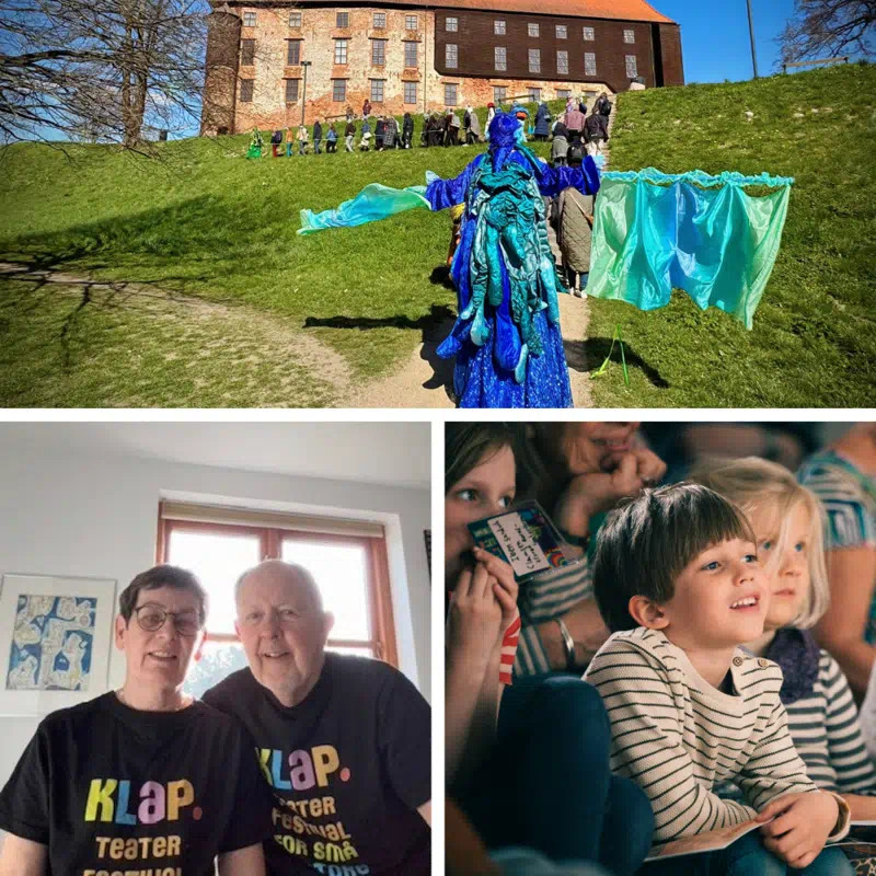 Pensionistpar opfordrer til frivilligt engagement på KLAP teaterfestival i Kolding