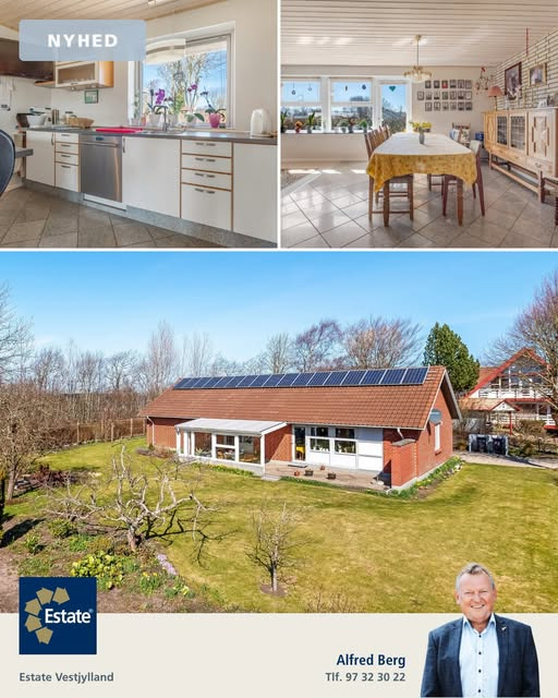 Estate Vestjylland præsenterer velholdt familiebolig i Ringkøbing