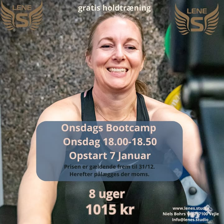 LeneS inviterer til udfordrende onsdags bootcamp i 2023