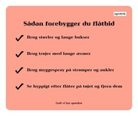 Ikast Apotek giver råd til at undgå flåtbid