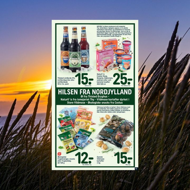 Rema1000 Gærumvej præsenterer lokale delikatesser fra Nordjylland