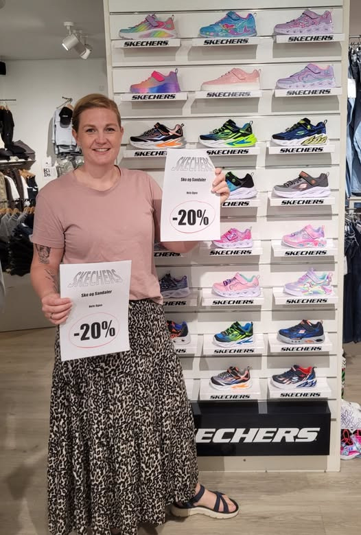 Børneshoppen Brønderslev tilbyder 20% rabat på sko i uge 34
