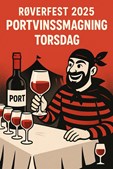 Portvinssmagning sætter smag på Røverfesten i Vissenbjerg