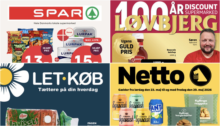 Coop smør til kun 6 kr. og Merrild kaffe til 42,99 kr. - Tjek de lokale tilbud