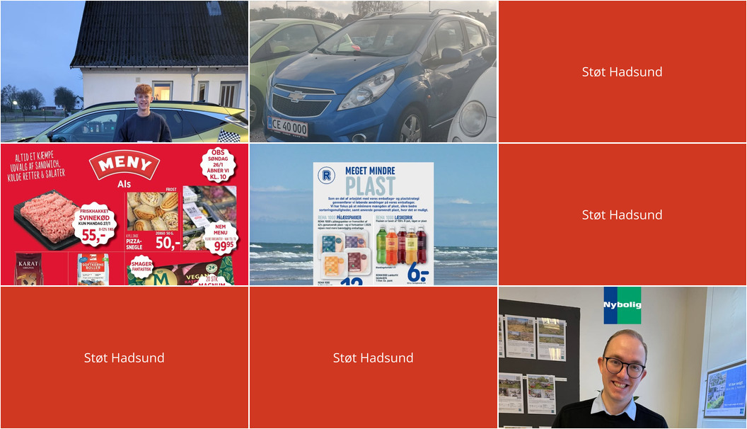 Nyt fra Kudahls Køreskole, Nybolig Hadsund, Oscar Biludlejning og 3 andre