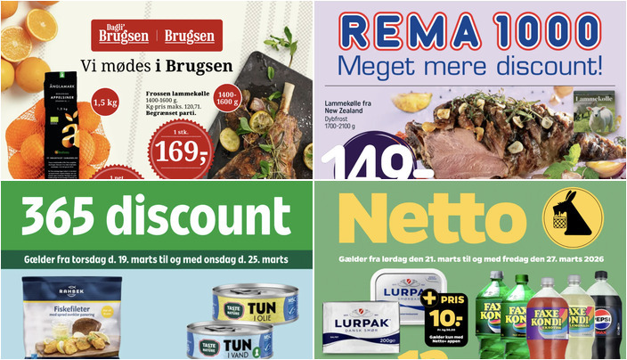 Ugens tilbud: Lammekølle til 169 kr. og Rahbek fiskefileter til kun 12 kr.