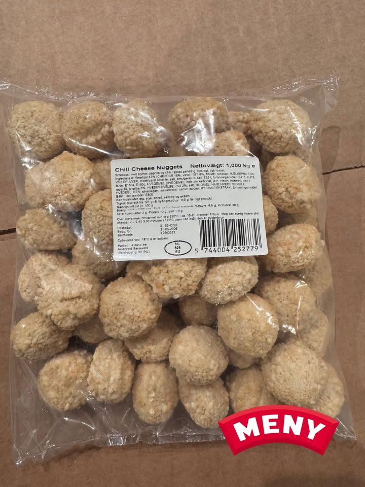 Meny Gl. Skagensvej tilbyder chili cheese nuggets til særpris