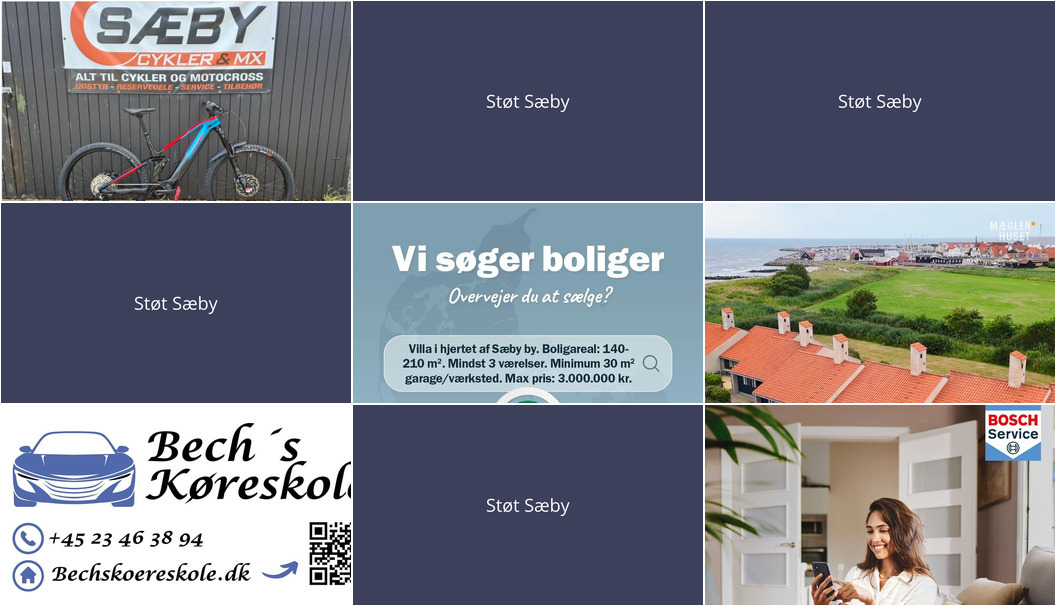 Nyt fra Nybolig Sæby A/S, Bech's Køreskole, Mæglerhuset Sæby og 2 andre