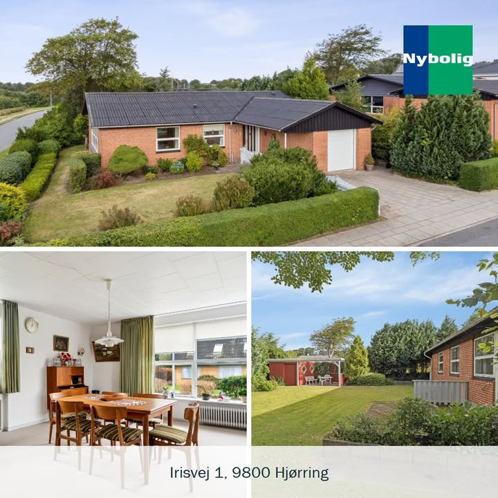 Nybolig Hjørring v/Morten Hove fremhæver charme og beliggenhed på Irisvej 1 i Hjørring