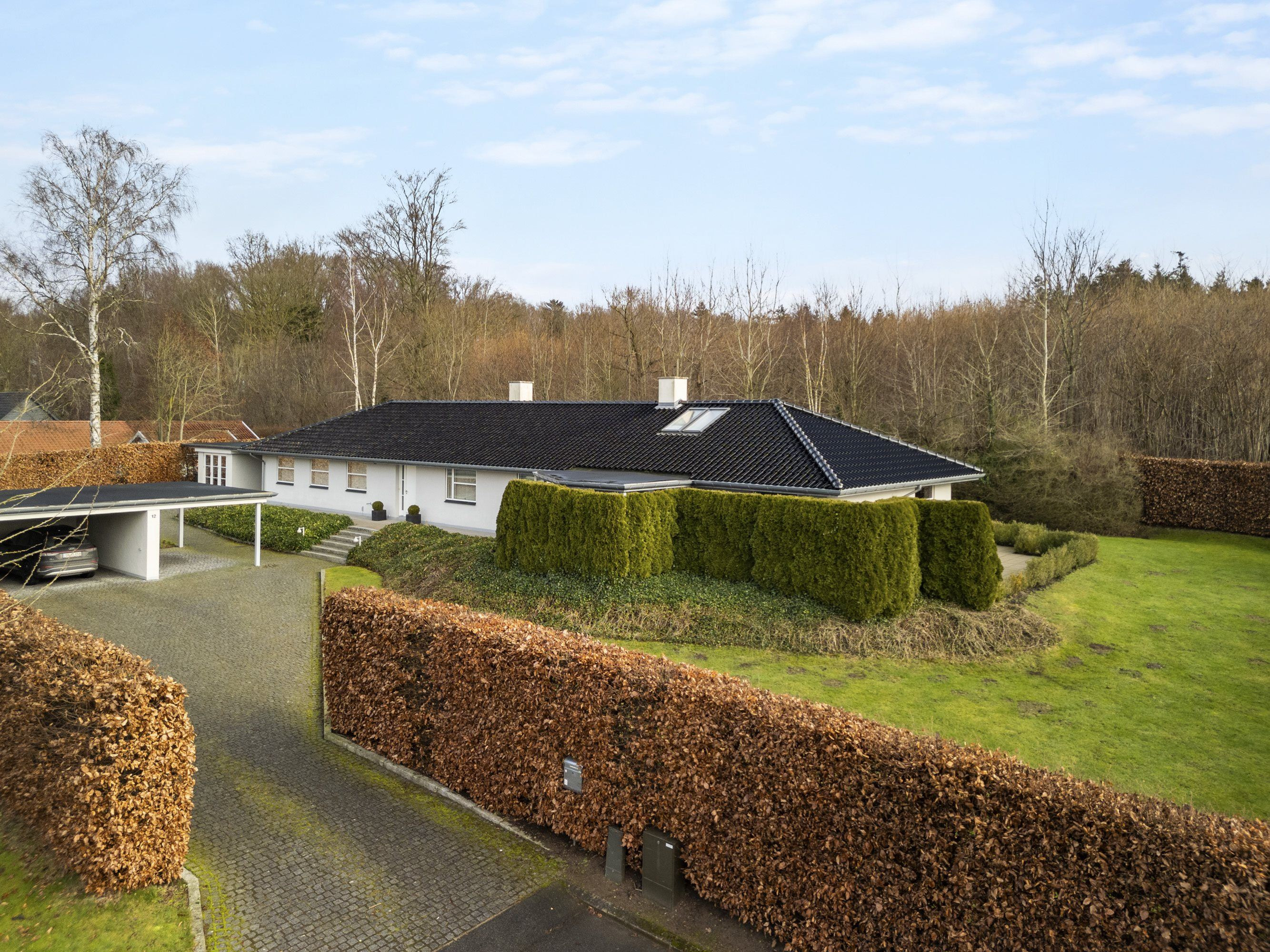 Eksklusiv bolig for 4,795 mio. kroner er netop kommet til salg i Morud - Se den og de dyreste boliger her