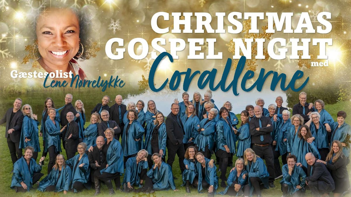 Gospelkoret Corallerne inviterer til julekoncert i Engholmkirken
