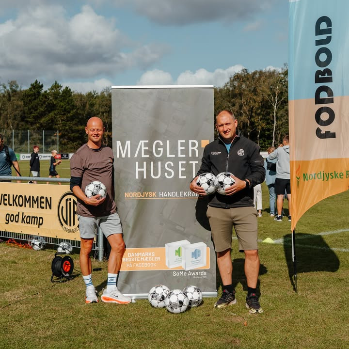 Mæglerhuset støtter lokalsporten under Vestbjerg Idrætsfestival