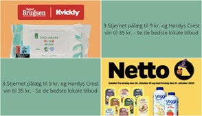 3-Stjernet pålæg til 9 kr. og Hardys Crest vin til 35 kr. - Se de bedste lokale tilbud